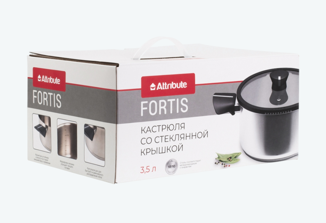 Кастрюля ФОРТИС/FORTIS 3,5л 