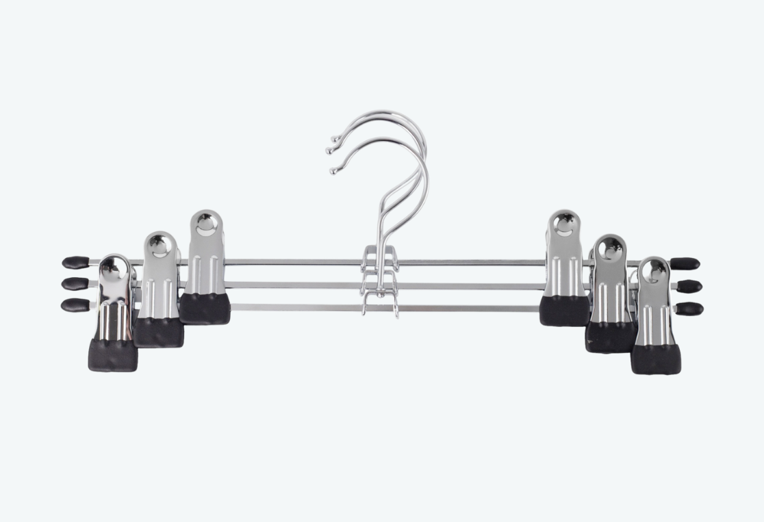 Набор вешалок для брюк/юбок NEO MATTE BLACK 3шт 30см 