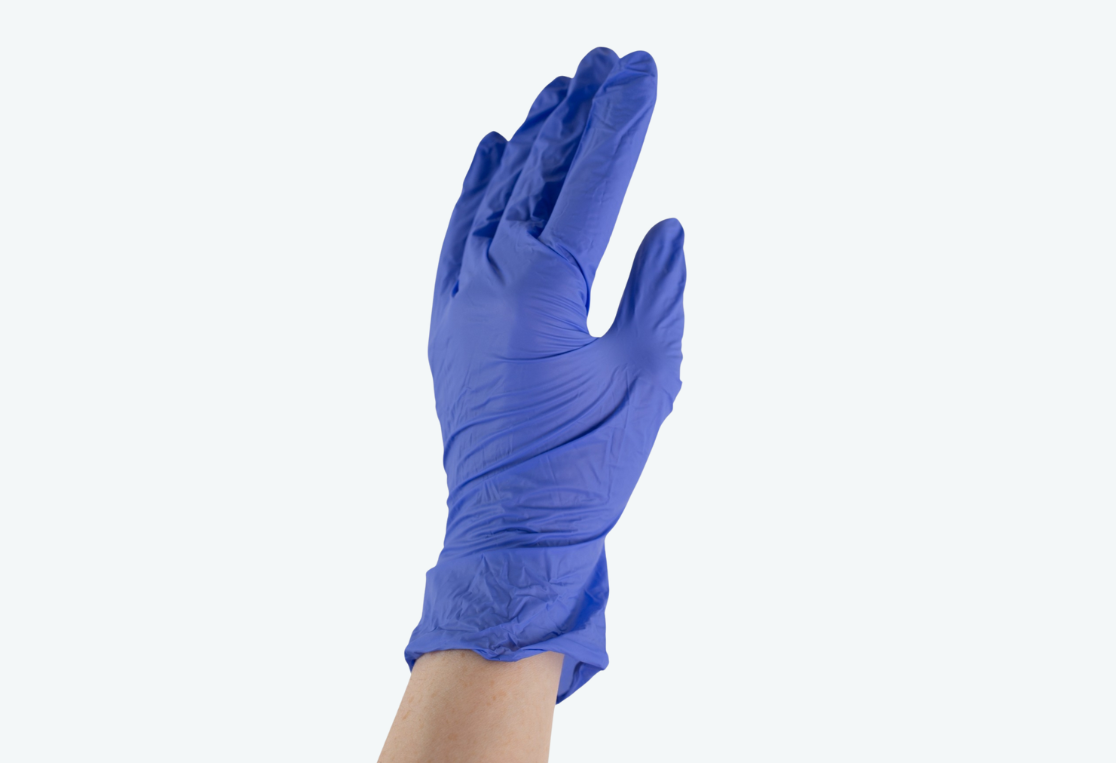 Перчатки НАЙТРАЙЛ ГАРД/NITRILE GUARD одноразовые нитриловые M/L 40шт 