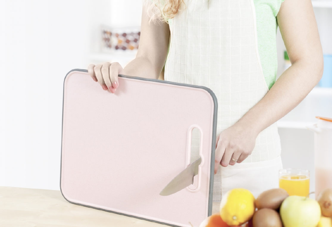 Доска разделочная FIBER 30х23см с ножеточкой 