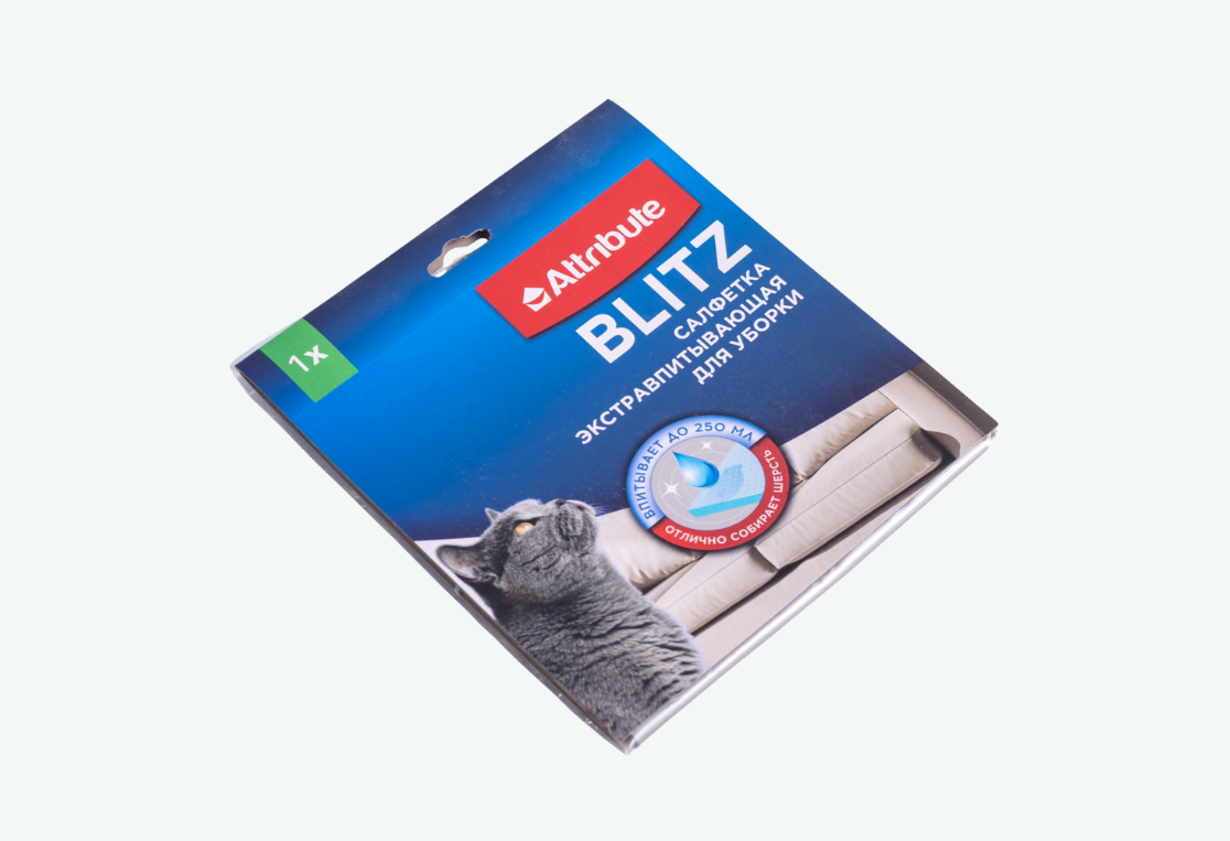 Салфетка экстравпитывающая BLITZ для уборки 