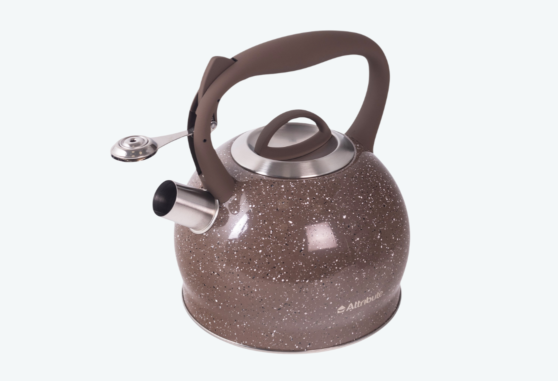 Чайник GRANITE chocolate 3л со свистком 