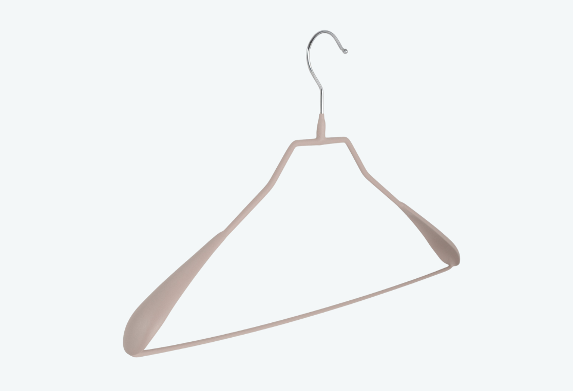 Вешалка для верхней одежды НЕО МАТТ БЕЖ/NEO MATTE BEIGE 45см 