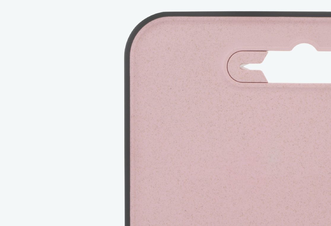 Доска разделочная FIBER 37х28см с ножеточкой 