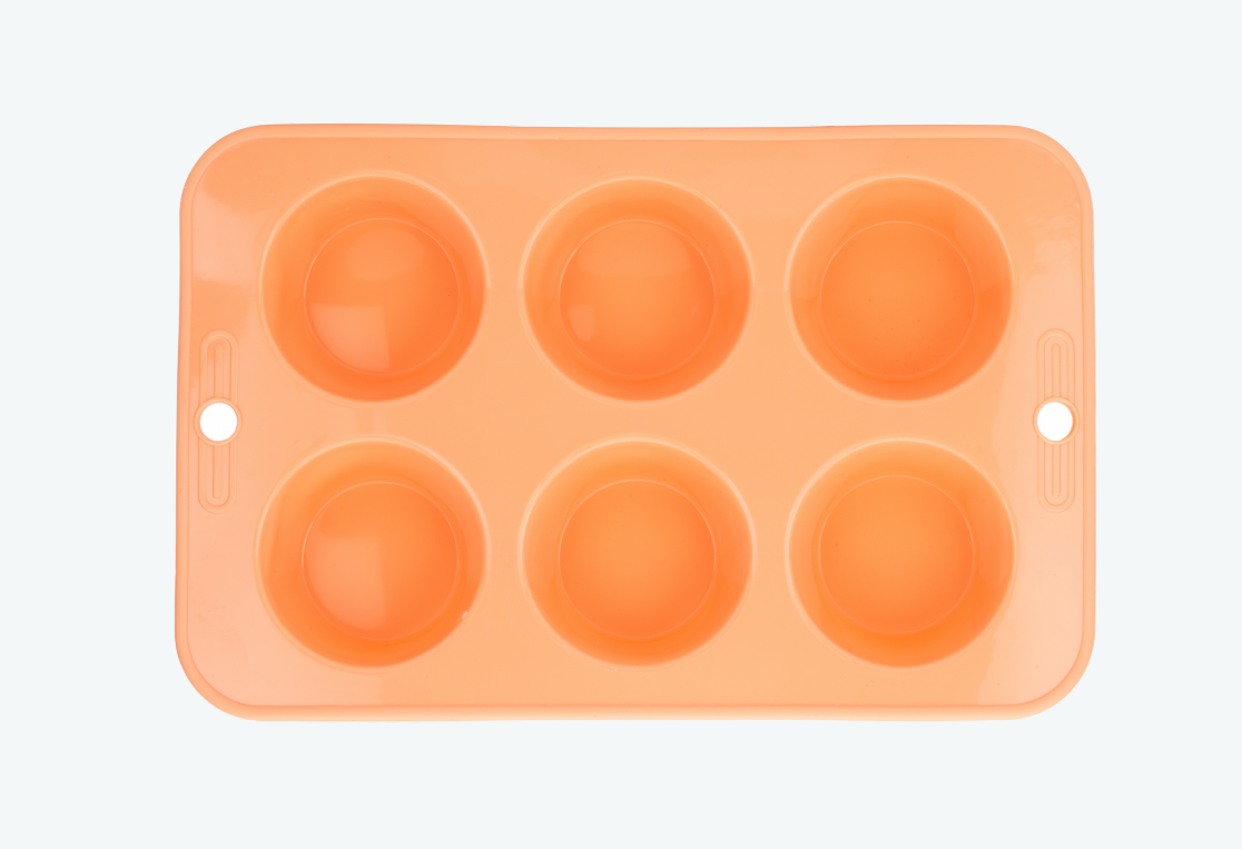 Форма для маффинов силиконовая APRICOT 6 ячеек 